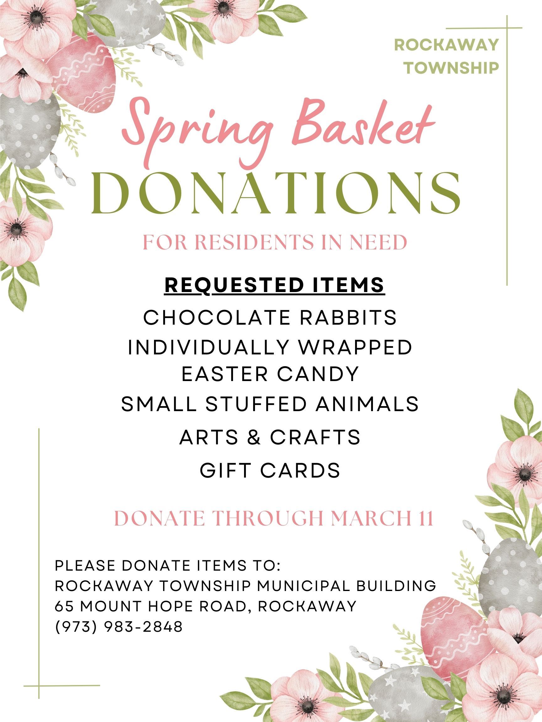 Easter Basket Donation Drive - FINAL