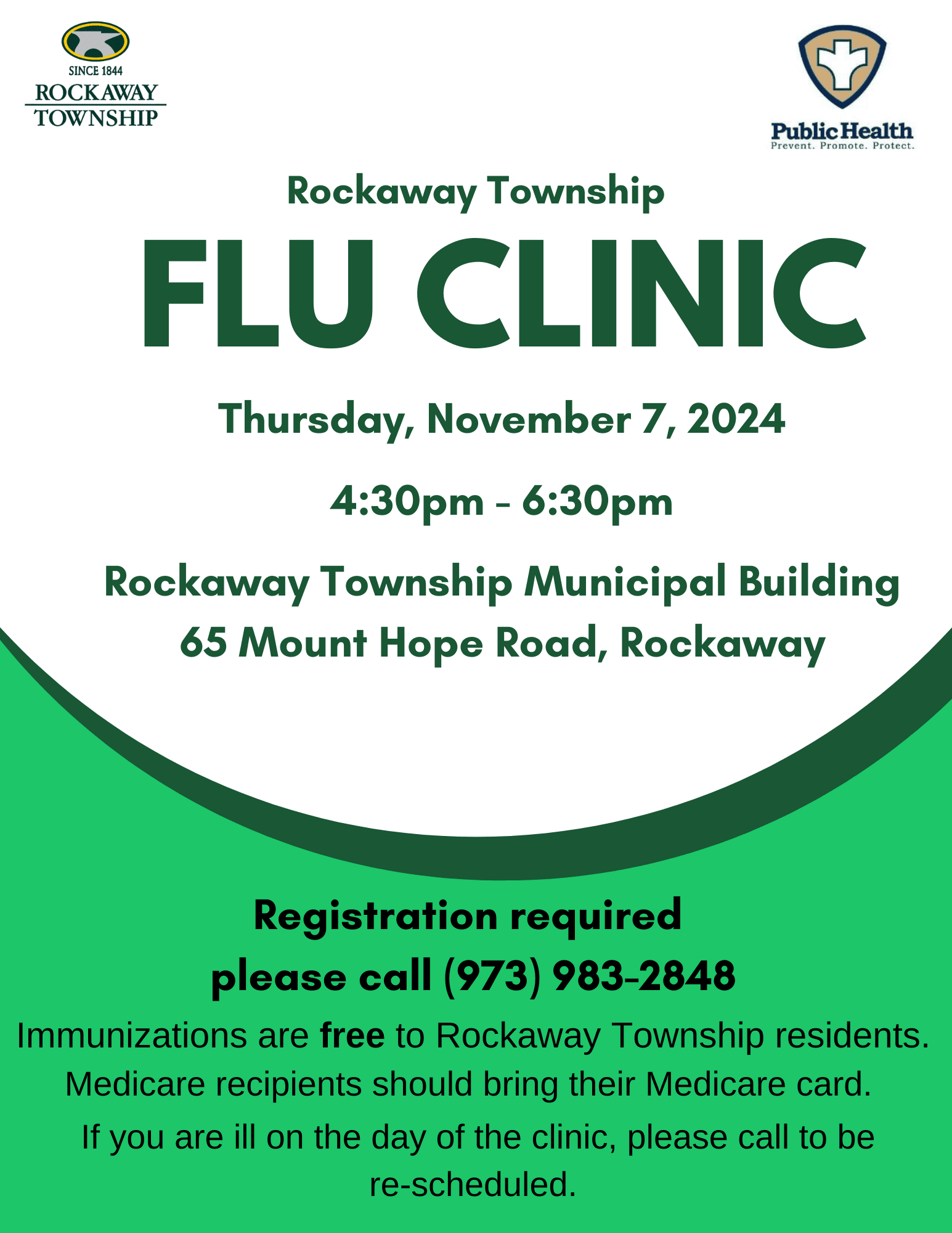 Rockaway Flu Clinic November 7