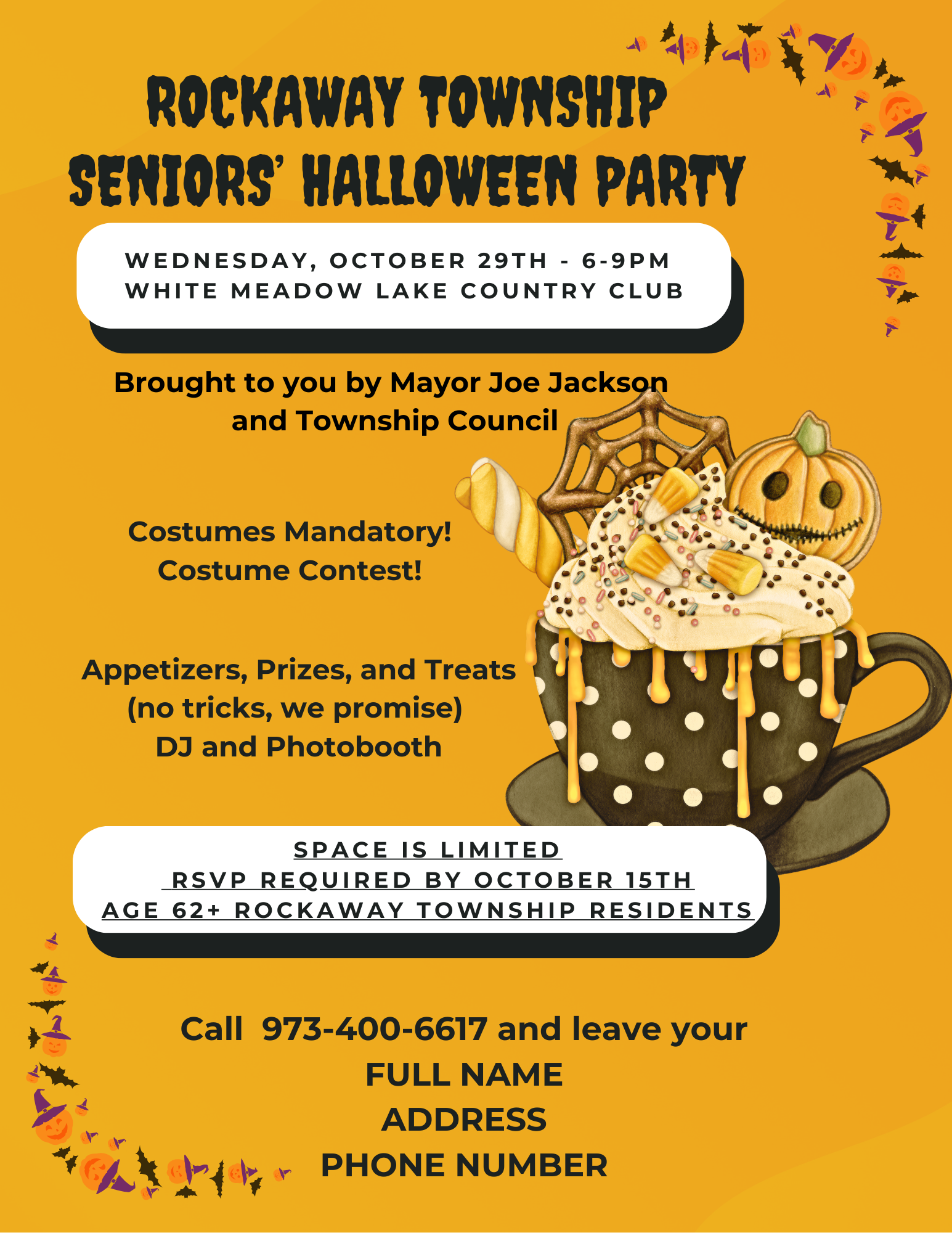 Senior Halloween Party 8x11