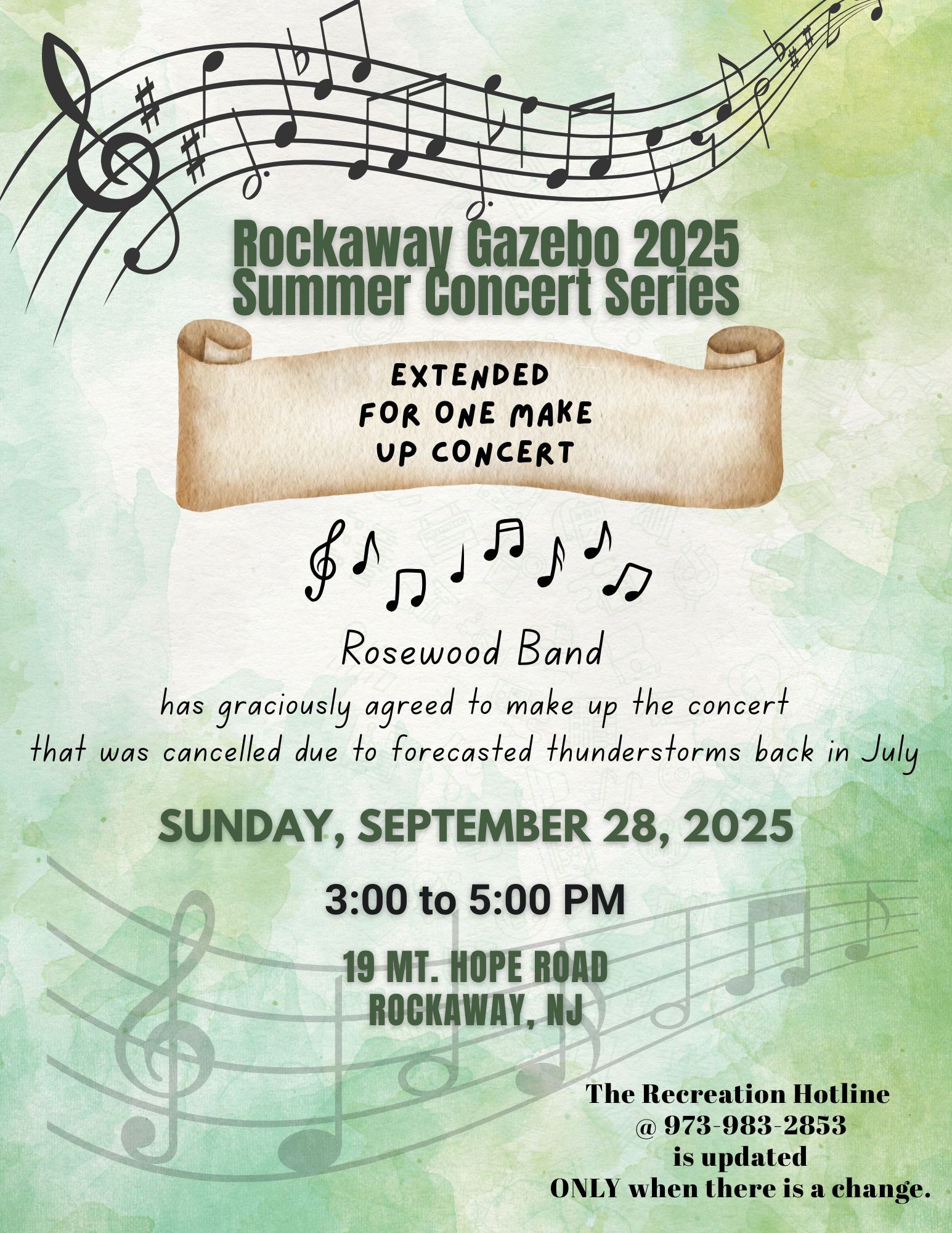 9.28.25 Gazebo Concert Flyer
