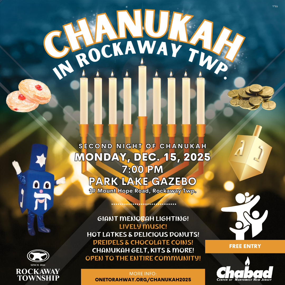 Chanukah in Rockaway Twp 2025
