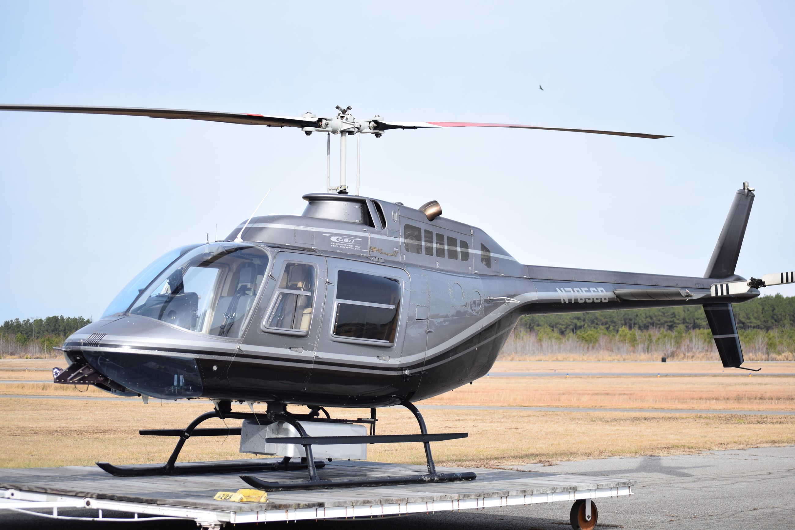 Picture of JCP&L Helicopter to be used for routine patrols.