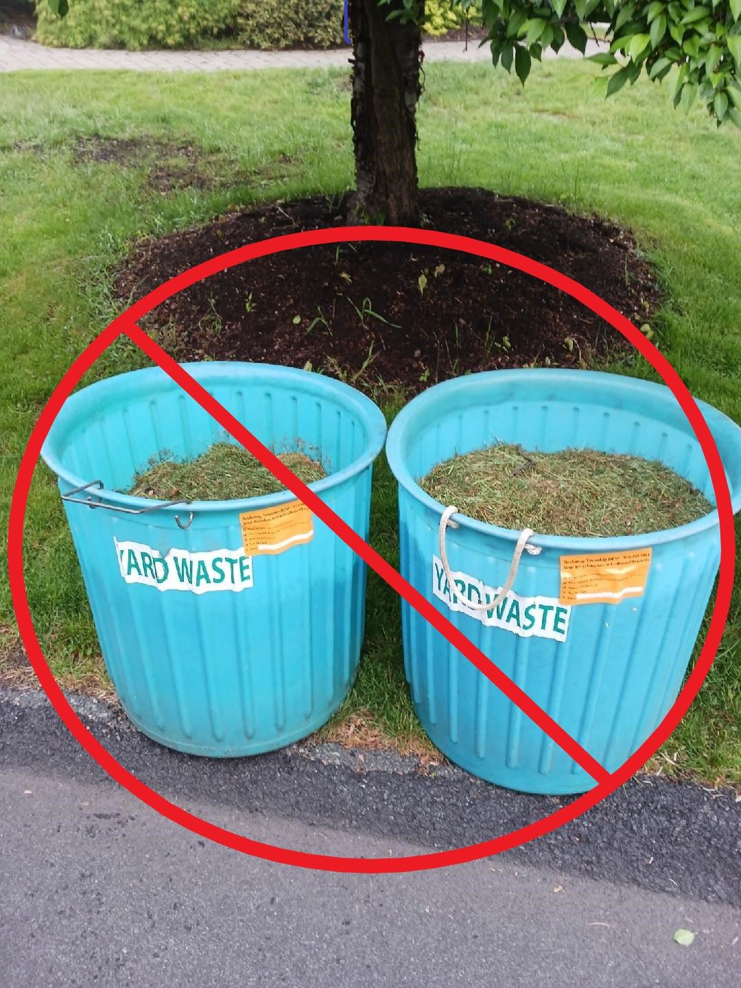 Landscape barrels unacceptable